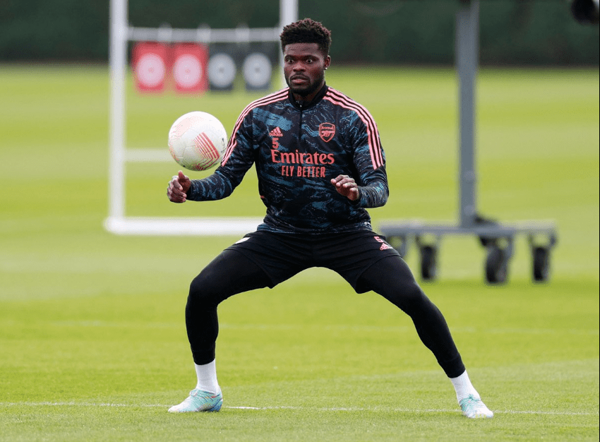 Boost For Arsenal As Thomas Partey Returns To Full Training Ahead Of