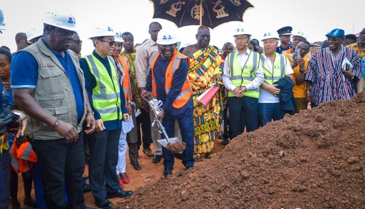 Photos: Vice President cuts sod for construction of Cape Coast Inner ...