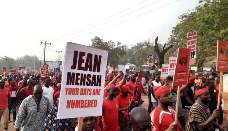 Demo against voter roll