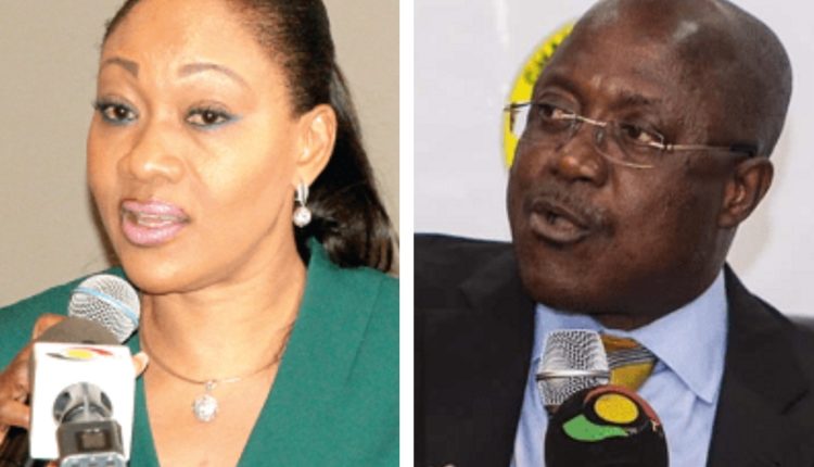 EC Boss Jean Mensa and NIA Boss Prof. Ken Attafuah