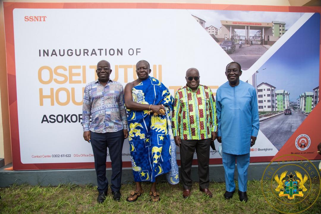 Akufo Addo Commissions Asokore Mampong Housing Project Names It After Otumfuo