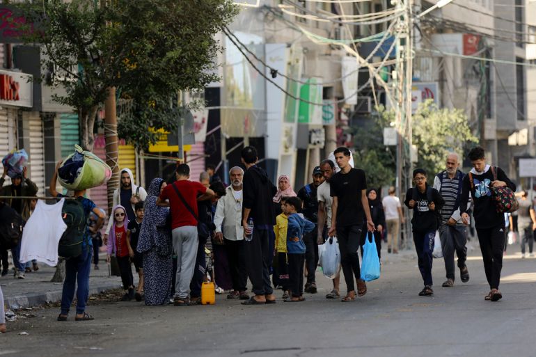 Thousands Of Palestinians Flee Northern Gaza In ‘desperate Journey ...