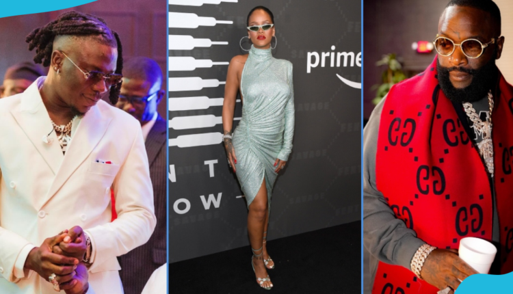 Stonebwoy, Rihanna, Rick Ross