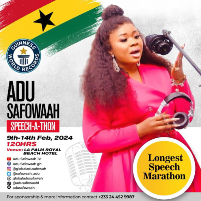 I’m spiritually ready for my speech-a-thon – Adu Safowaah | The Ghana ...