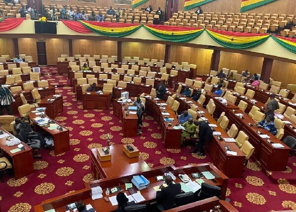 Osei-Kyei-Mensah-Bonsu-is-seen-in-a-seat-other-than-the-seat-of-Majority-Leader