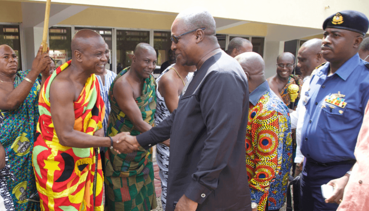 Togbe Afede and John Mahama