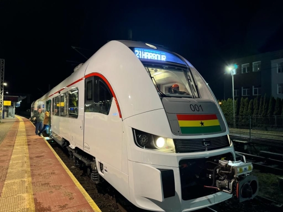 New train assembled in Poland for use on Tema-Mpakadan line handed over ...