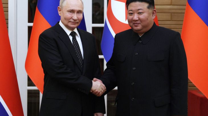 Kim vows ‘full support’ for Russia in Ukraine as Putin visits Pyongyang