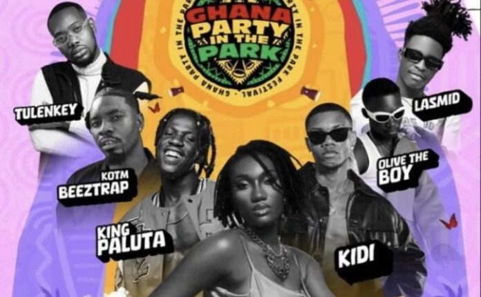 TGMA bills King Paluta, Olivetheboy for ‘Ghana Party in The Park’ in ...