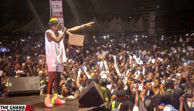 Shatta Wale performs live at The Ghana Report Jobs and Entrepreneurship Fair