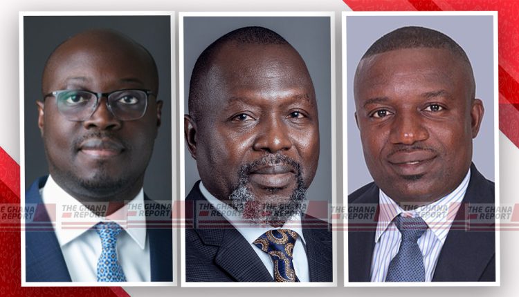 Dr Cassiel Ato Forson, Dr Dominic Ayine and John Jinapor