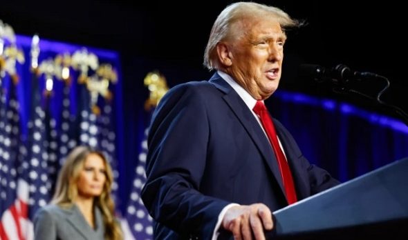 Donald Trump, president of the United State of America.