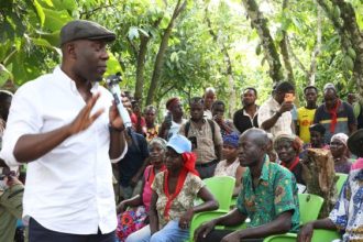 Oppong Nkrumah Dialogue with Cocoa Farmers