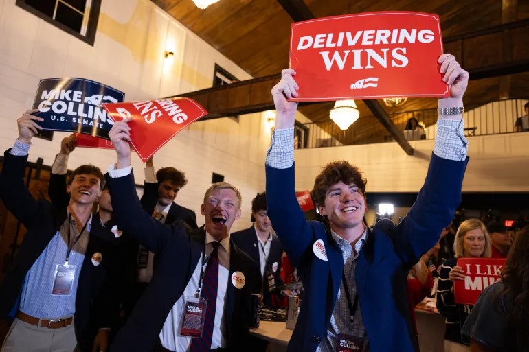 Georgia Republican primary delivers mixed results for Trump
