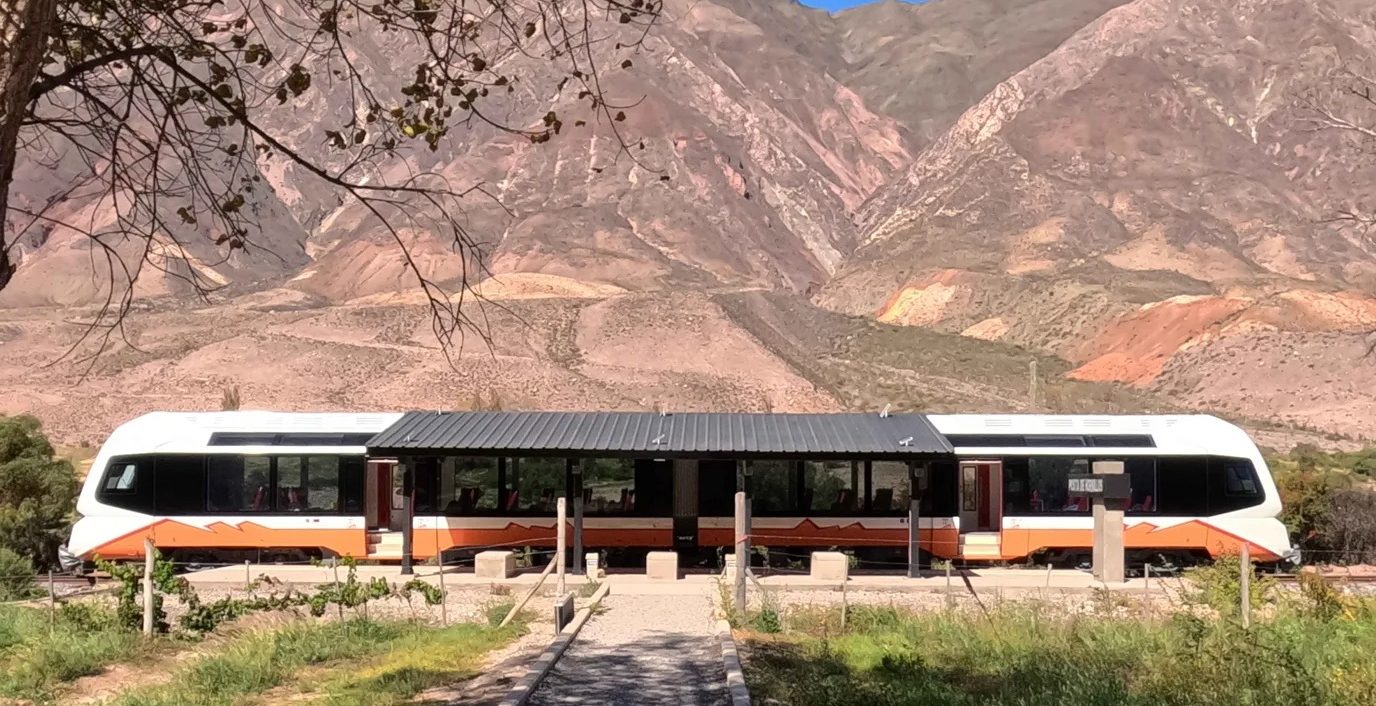 Ride Argentina’s first solar train through 10,000 years of indigenous history