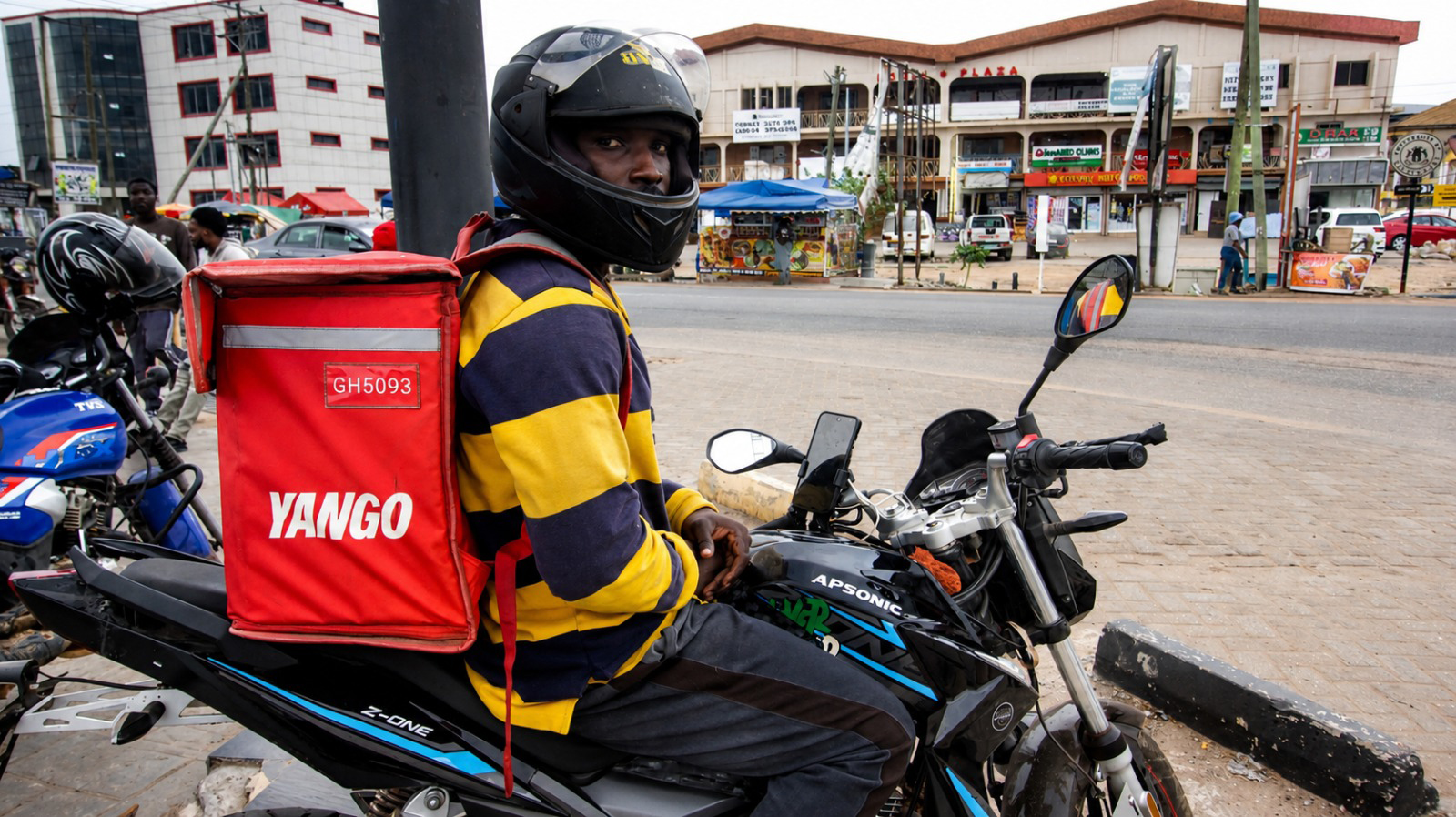 Desmond Mbroh trying to make ends meet in the informal economy