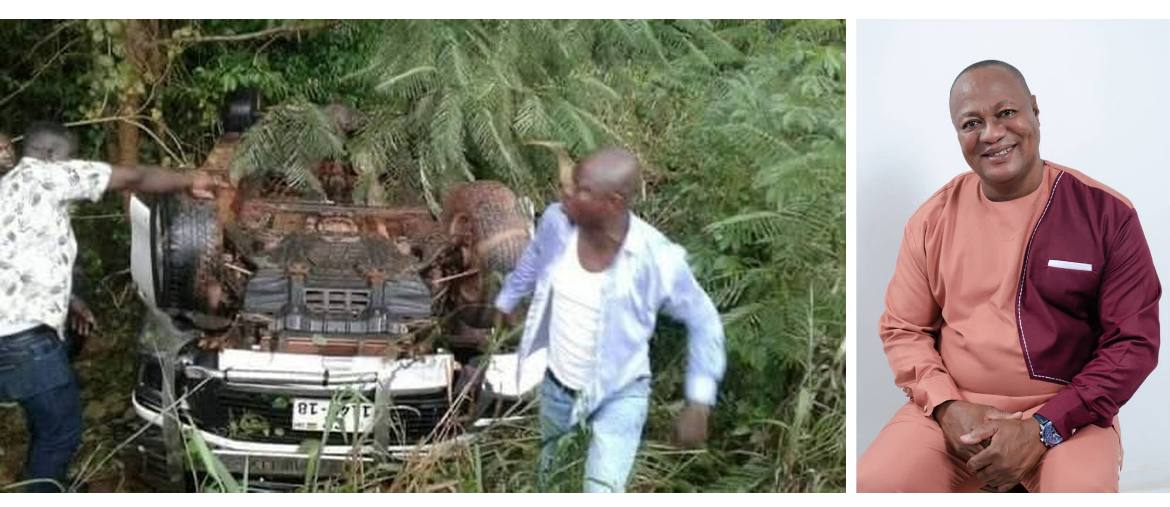Sam Pyne, campaign team escape unhurt in Upper West accident